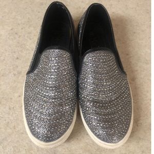 Sliver Slip On Boutique Sneakers